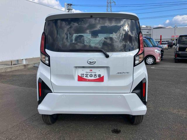 ムーヴＧ　届出済未使用車２ＷＤ　ＣＶＴ　６６０ｃｃ　衝突被害軽減ブレーキ　横滑り防止装置　ＡＢＳ　サイドエアバッグ　アイドリングストップ　プッシュボタンスタート　両側スライドドア　届出済未使用車（福島県）の中古車