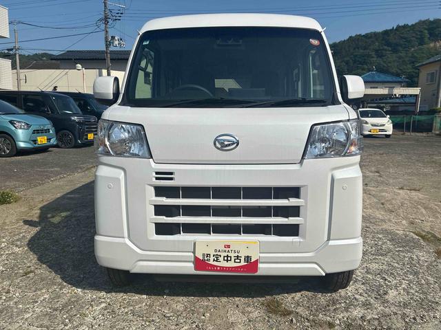 ハイゼットカーゴクルーズ4WD 660cc ディスプレイオーディオ アイドリングストップ 横滑り防止機能 衝突被害軽減ブレーキ オートライト マニュアルエアコン プッシュスタートボタン(福島県)の中古車