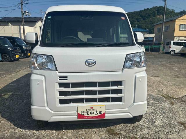 ハイゼットカーゴクルーズ4WD 660cc ディスプレイオーディオ アイドリングストップ 横滑り防止機能 衝突被害軽減ブレーキ オートライト マニュアルエアコン プッシュスタートボタン(福島県)の中古車