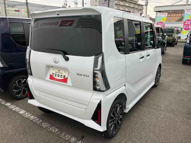 タントカスタムRSリミテッド4WD CVT 660cc 衝突被害軽減ブレーキ 横滑り防止機能 クルーズコントロール 両側電動スライドドア 電動パーキングブレーキ アイドリングストップ プッシュボタンスタート(福島県)の中古車