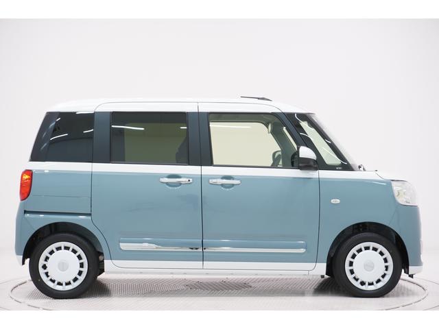 ムーヴキャンバスストライプスＧ両側パワースライドドア　シートヒーター　ＵＳＢ入力端子　ホッとカップホルダー　オートライト　キーフリー　アイドリングストップ　衝突被害軽減システム　レーンアシスト　オートマチックハイビーム（岡山県）の中古車