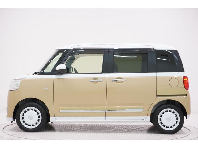 ムーヴキャンバスストライプスＧシートヒーター　両側パワースライドドア　ＵＳＢ入力端子　ホッとカップホルダー　電動パーキングブレーキ　オートライト　キーフリー　電動格納式ドアミラー　ティーゼットデオプラス　エコアイドル非装着車（岡山県）の中古車
