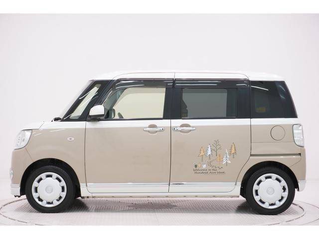 ムーヴキャンバスＧメイクアップ　ＳＡ３両側パワースライドドア　オートライト　キーフリー　アイドリングストップ　ＵＳＢ入力端子　電動格納式ドアミラー　衝突被害軽減システム　レーンアシスト　オートマチックハイビーム　ティーゼットデオプラス（岡山県）の中古車