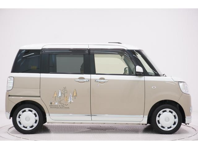 ムーヴキャンバスＧメイクアップ　ＳＡ３両側パワースライドドア　オートライト　キーフリー　アイドリングストップ　ＵＳＢ入力端子　電動格納式ドアミラー　衝突被害軽減システム　レーンアシスト　オートマチックハイビーム　ティーゼットデオプラス（岡山県）の中古車