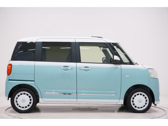 ムーヴキャンバスストライプスＧバックモニター　７インチナビ　両側パワースライドドア　シートヒーター　ＵＳＢ入力端子　Ｂｌｕｅｔｏｏｔｈ　ホッとカップホルダー　オートライト　キーフリー　アイドリングストップ　ティーゼットデオプラス（岡山県）の中古車