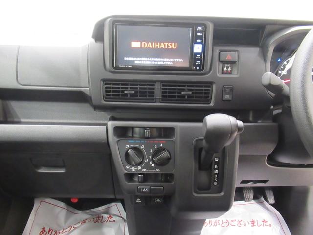 ハイゼットカーゴデッキバンＧ４ＷＤ　ＬＥＤヘッドランプ　７インチナビ　両側パワースライドドア　ＵＳＢ入力端子　Ｂｌｕｅｔｏｏｔｈ　電動格納式ドアミラー　オートライト　キーフリー　アイドリングストップ　ティーゼットデオプラス（岡山県）の中古車