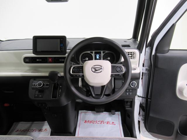 ムーヴキャンバスストライプスGターボパノラマモニター 7インチナビ 両側パワースライドドア シートヒーター USB入力端子 Bluetooth オートライト キーフリー アイドリングストップ ティーゼットデオプラス(岡山県)の中古車