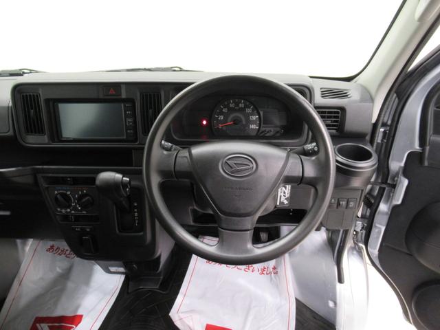 ハイゼットカーゴデラックス SA3両側スライドドア オートライト キーレスエントリー アイドリングストップ ナビ USB入力端子 Bluetooth 衝突被害軽減システム レーンアシスト オートマチックハイビーム(岡山県)の中古車