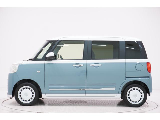 ムーヴキャンバスストライプスＧバックモニター　７インチナビ　両側パワースライドドア　シートヒーター　ＵＳＢ入力端子　Ｂｌｕｅｔｏｏｔｈ　オートライト　キーフリー　アイドリングストップ　ティーゼットデオプラス（岡山県）の中古車