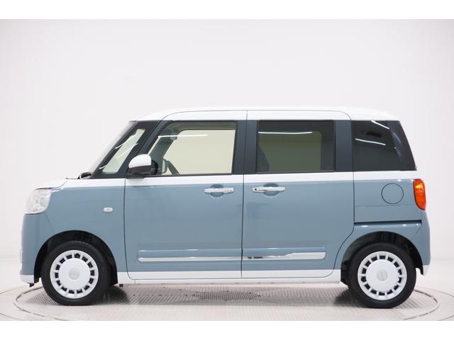 ムーヴキャンバスストライプスＧパノラマモニター　７インチナビ　ドライブレコーダー　両側パワースライドドア　シートヒーター　ＵＳＢ入力端子　Ｂｌｕｅｔｏｏｔｈ　ホッとカップホルダー　オートライト　キーフリー　アイドリングストップ（岡山県）の中古車