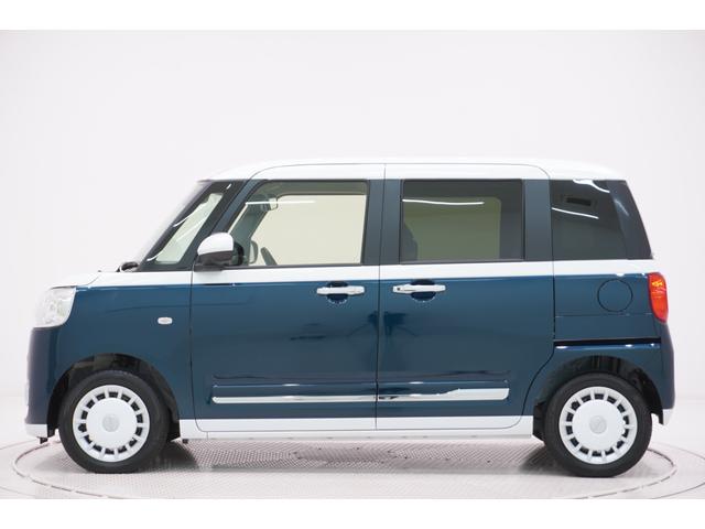 ムーヴキャンバスストライプスGターボパノラマモニター 7インチナビ 両側パワースライドドア シートヒーター USB入力端子 Bluetooth ホッとカップホルダー オートライト キーフリー アイドリングストップ ティーゼットデオプラス(岡山県)の中古車