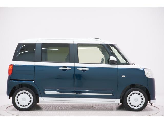 ムーヴキャンバスストライプスGターボパノラマモニター 7インチナビ 両側パワースライドドア シートヒーター USB入力端子 Bluetooth ホッとカップホルダー オートライト キーフリー アイドリングストップ ティーゼットデオプラス(岡山県)の中古車