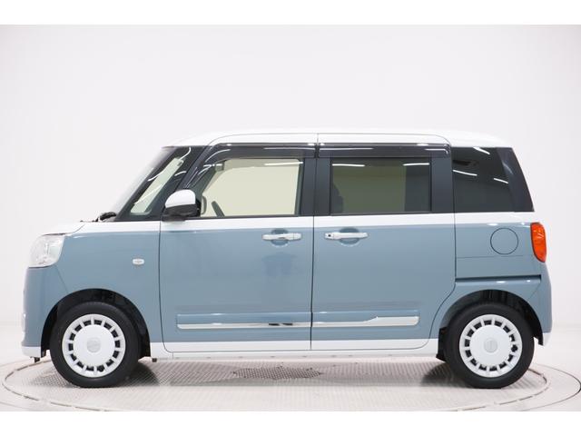 ムーヴキャンバスストライプスＧパノラマモニター　１０インチナビ　ドライブレコーダー　両側パワースライドドア　シートヒーター　ＵＳＢ入力端子　Ｂｌｕｅｔｏｏｔｈ　ホッとカップホルダー　オートライト　キーフリー　アイドリングストップ（岡山県）の中古車