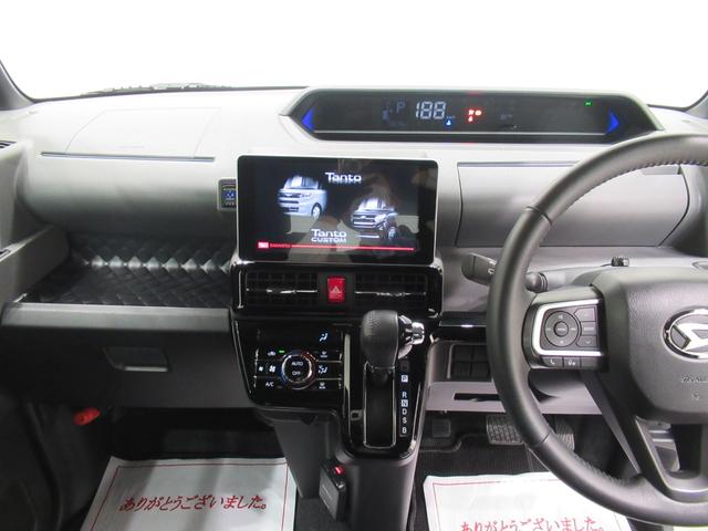 タントカスタムＲＳ両側パワースライドドア　オートライト　キーフリー　アイドリングストップ　バックモニター　ナビ　ドライブレコーダー　ＵＳＢ入力端子　Ｂｌｕｅｔｏｏｔｈ　ティーゼットデオプラス（岡山県）の中古車