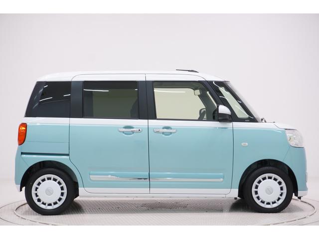 ムーヴキャンバスストライプスＧ両側パワースライドドア　シートヒーター　ＵＳＢ入力端子　ホッとカップホルダー　オートライト　キーフリー　アイドリングストップ　電動パーキングブレーキ　ティーゼットデオプラス（岡山県）の中古車