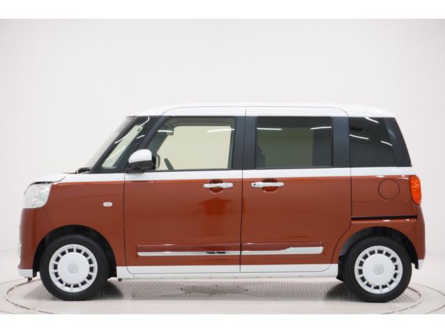 ムーヴキャンバスストライプスＧパノラマモニター　７インチナビ　ドライブレコーダー　両側パワースライドドア　シートヒーター　ＵＳＢ入力端子　Ｂｌｕｅｔｏｏｔｈ　ホッとカップホルダー　オートライト　キーフリー　アイドリングストップ（岡山県）の中古車