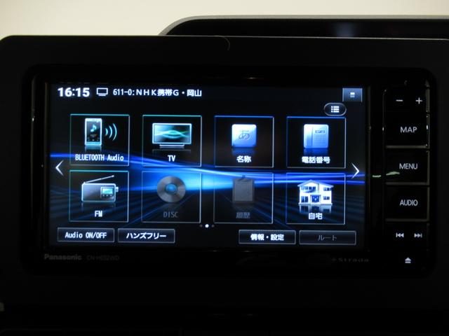 タントカスタムRSシートヒーター 両側パワースライドドア オートライト キーフリー バックモニター ナビ USB入力端子 Bluetooth ティーゼットデオプラス エコアイドル非装着車(岡山県)の中古車