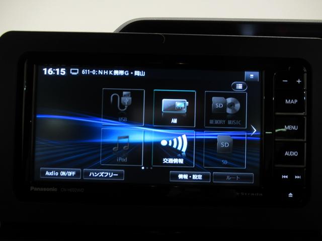 タントカスタムRSシートヒーター 両側パワースライドドア オートライト キーフリー バックモニター ナビ USB入力端子 Bluetooth ティーゼットデオプラス エコアイドル非装着車(岡山県)の中古車