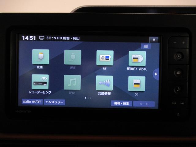 タントファンクロスシートヒーター　両側パワースライドドア　オートライト　キーフリー　アイドリングストップ　パノラマモニター　ナビ　ドライブレコーダー　ＵＳＢ入力端子　Ｂｌｕｅｔｏｏｔｈ　ティーゼットデオプラス（岡山県）の中古車
