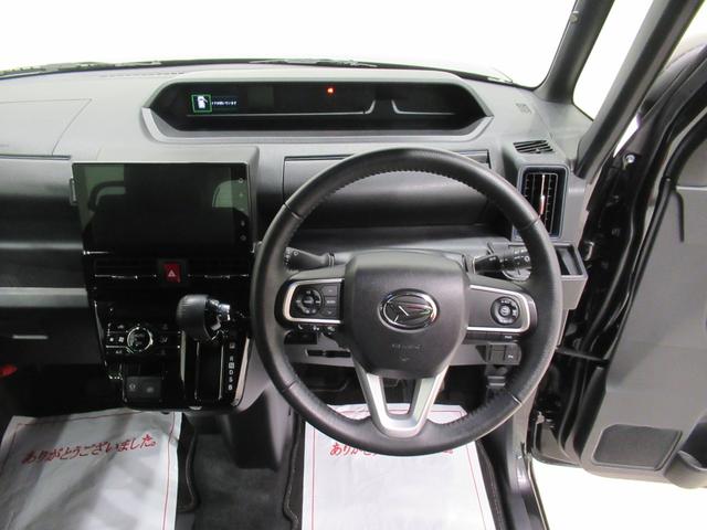 タントカスタムRSシートヒーター 両側パワースライドドア オートライト キーフリー アイドリングストップ パノラマモニター ディスプレイオーディオ ドライブレコーダー USB入力端子 Bluetooth(岡山県)の中古車