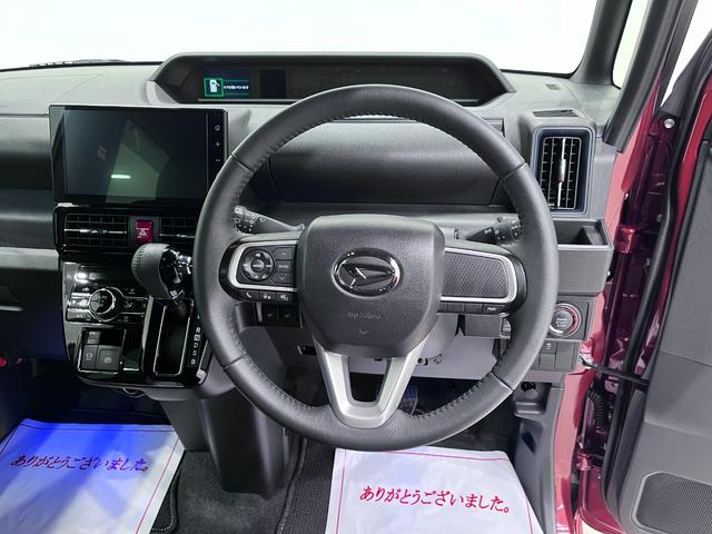 タントカスタムRSシートヒーター 両側パワースライドドア オートライト キーフリー アイドリングストップ パノラマモニター ディスプレイオーディオ USB入力端子 Bluetooth エコアイドル非装着車(岡山県)の中古車