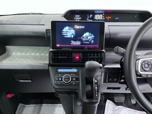 タントＸシートヒーター　左側パワースライドドア　オートライト　キーフリー　アイドリングストップ　パノラマモニター　ナビ　ドライブレコーダー　ＵＳＢ入力端子　Ｂｌｕｅｔｏｏｔｈ　ティーゼットデオプラス（岡山県）の中古車