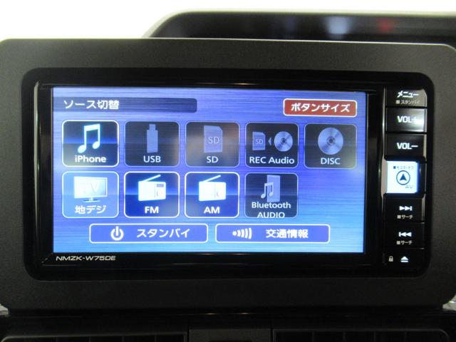 タントカスタムＲＳバックモニター　７インチナビ　ドライブレコーダー　両側パワースライドドア　シートヒーター　ＵＳＢ入力端子　Ｂｌｕｅｔｏｏｔｈ　オートライト　キーフリー　アイドリングストップ　ティーゼットデオプラス（岡山県）の中古車