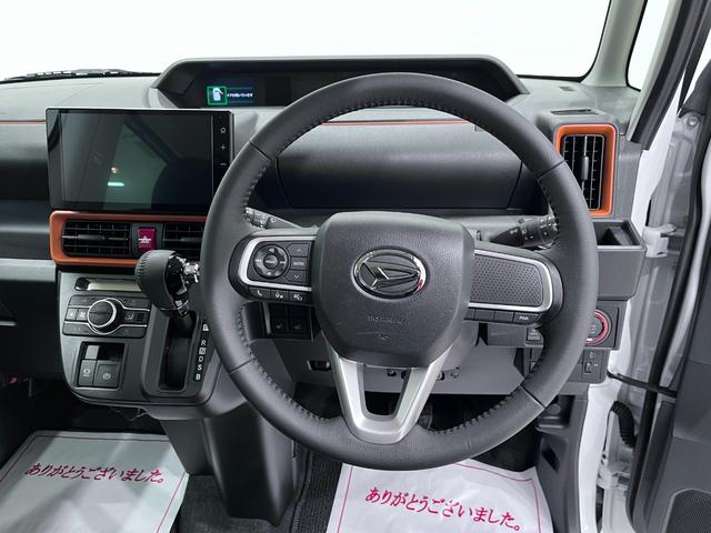 タントファンクロスターボ４ＷＤ　パノラマモニター　９インチディスプレイオーディオ　ドライブレコーダー　両側パワースライドドア　シートヒーター　ＵＳＢ入力端子　Ｂｌｕｅｔｏｏｔｈ　オートライト　キーフリー　エコアイドル非装着車（岡山県）の中古車