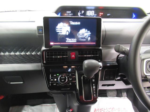 タントカスタムＸセレクションシートヒーター　両側パワースライドドア　オートライト　キーフリー　アイドリングストップ　バックモニター　ナビ　ドライブレコーダー　ＵＳＢ入力端子　Ｂｌｕｅｔｏｏｔｈ　ティーゼットデオプラス（岡山県）の中古車