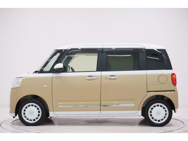 ムーヴキャンバスストライプスＧパノラマモニター　１０インチナビ　ドライブレコーダー　両側パワースライドドア　シートヒーター　ＵＳＢ入力端子　Ｂｌｕｅｔｏｏｔｈ　ホッとカップホルダー　オートライト　キーフリー　アイドリングストップ（岡山県）の中古車