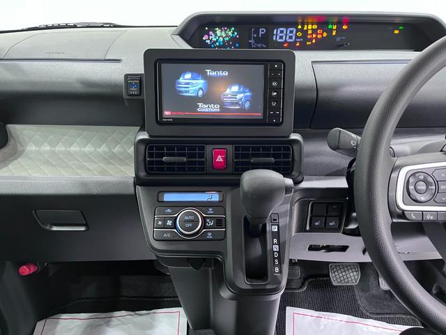 タントＸシートヒーター　左側パワースライドドア　オートライト　キーフリー　アイドリングストップ　バックモニター　ナビ　ドライブレコーダー　ＵＳＢ入力端子　Ｂｌｕｅｔｏｏｔｈ　ティーゼットデオプラス（岡山県）の中古車