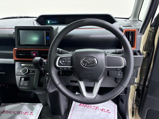 タントファンクロスターボパノラマモニター　７インチナビ　両側パワースライドドア　シートヒーター　ＵＳＢ入力端子　Ｂｌｕｅｔｏｏｔｈ　オートライト　キーフリー　アイドリングストップ　ティーゼットデオプラス（岡山県）の中古車