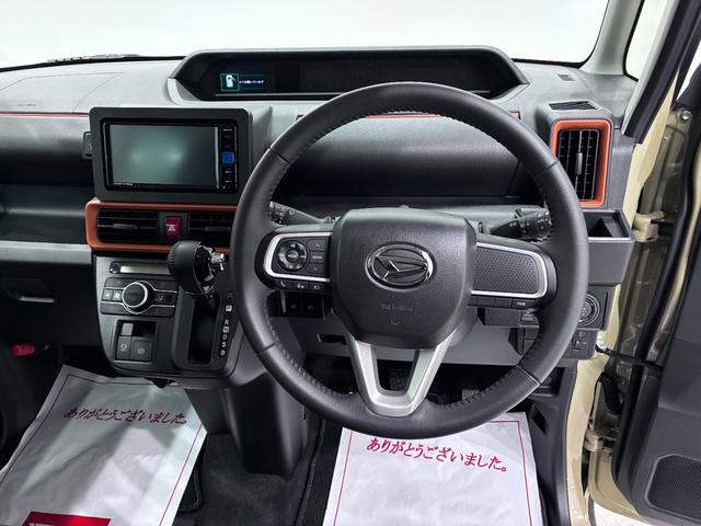 タントファンクロスターボパノラマモニター　７インチナビ　両側パワースライドドア　シートヒーター　ＵＳＢ入力端子　Ｂｌｕｅｔｏｏｔｈ　オートライト　キーフリー　アイドリングストップ　ティーゼットデオプラス（岡山県）の中古車