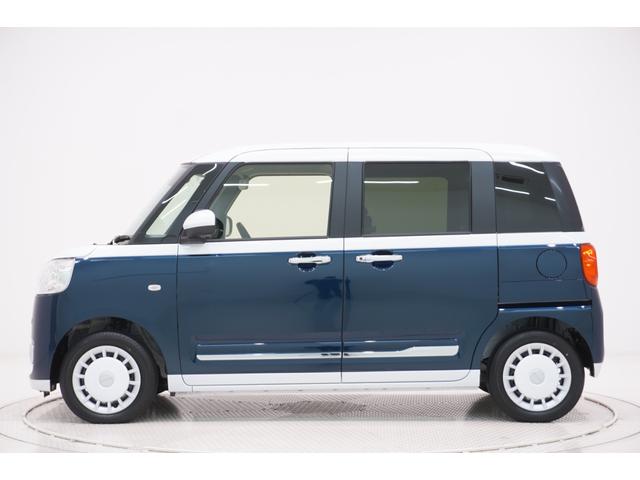 ムーヴキャンバスストライプスＧバックモニター　７インチナビ　両側パワースライドドア　シートヒーター　ＵＳＢ入力端子　Ｂｌｕｅｔｏｏｔｈ　ホッとカップホルダー　オートライト　キーフリー　アイドリングストップ　ティーゼットデオプラス（岡山県）の中古車