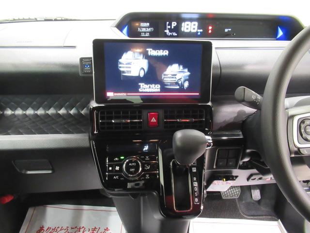 タントカスタムXシートヒーター 両側パワースライドドア オートライト キーフリー アイドリングストップ パノラマモニター ナビ ドライブレコーダー USB入力端子 Bluetooth ティーゼットデオプラス(岡山県)の中古車