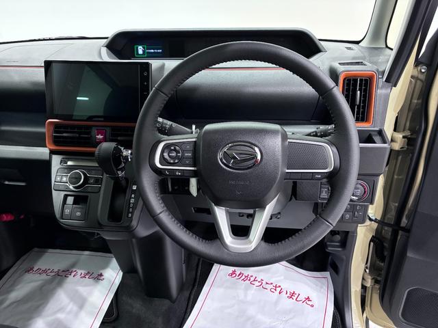 タントファンクロスターボバックモニター 9インチディスプレイオーディオ ドライブレコーダー 両側パワースライドドア シートヒーター USB入力端子 Bluetooth オートライト キーフリー アイドリングストップ(岡山県)の中古車