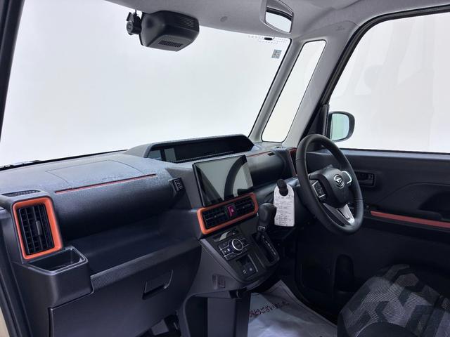 タントファンクロスターボバックモニター 9インチディスプレイオーディオ ドライブレコーダー 両側パワースライドドア シートヒーター USB入力端子 Bluetooth オートライト キーフリー アイドリングストップ(岡山県)の中古車