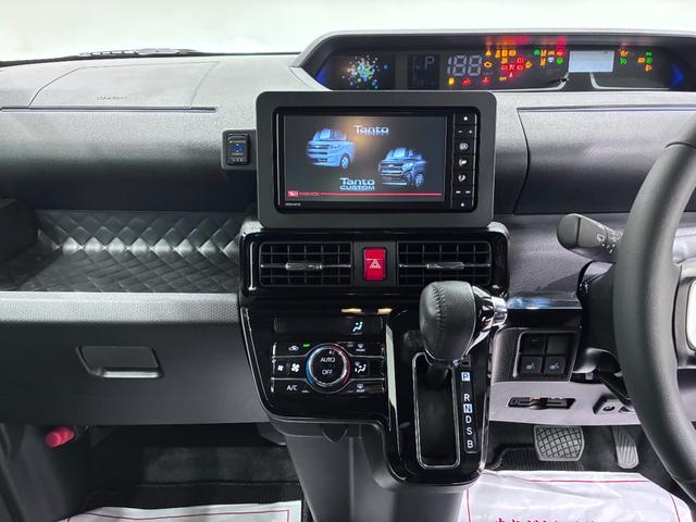 タントカスタムRSスタイルセレクションシートヒーター 両側パワースライドドア オートライト キーフリー アイドリングストップ バックモニター ナビ ドライブレコーダー USB入力端子 Bluetooth ティーゼットデオプラス(岡山県)の中古車