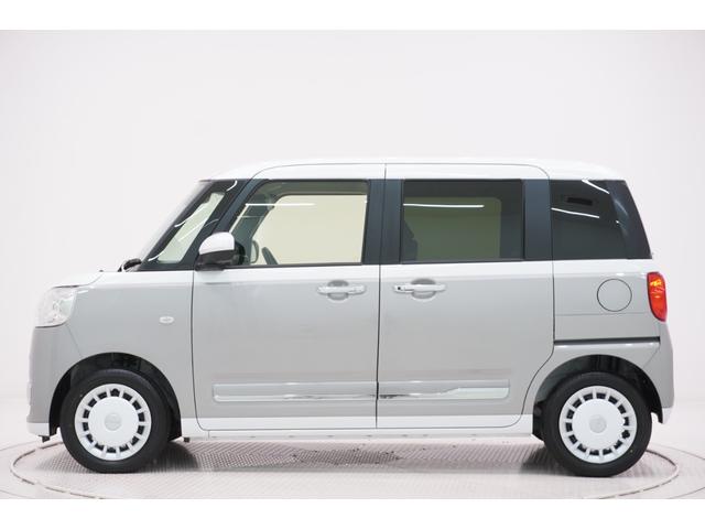 ムーヴキャンバスストライプスＧパノラマモニター　７インチナビ　ドライブレコーダー　両側パワースライドドア　シートヒーター　ＵＳＢ入力端子　Ｂｌｕｅｔｏｏｔｈ　オートライト　キーフリー　ティーゼットデオプラス　エコアイドル非装着車（岡山県）の中古車