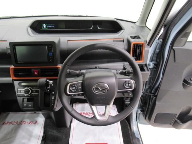 タントファンクロスターボリミテッドパノラマモニター　７インチナビ　ドライブレコーダー　両側パワースライドドア　シートヒーター　ＵＳＢ入力端子　Ｂｌｕｅｔｏｏｔｈ　オートライト　キーフリー　アイドリングストップ　ティーゼットデオプラス（岡山県）の中古車