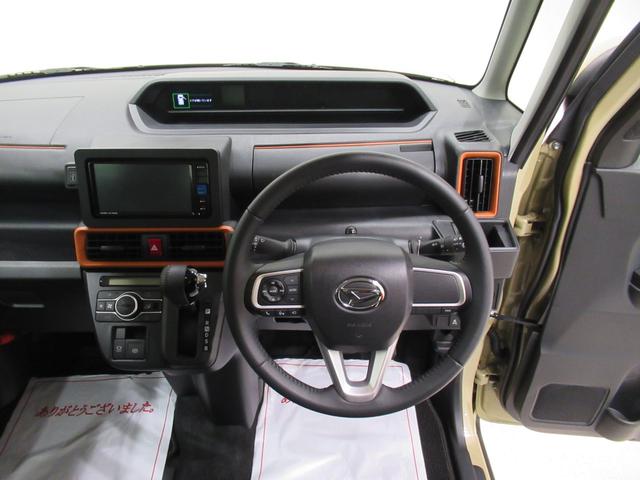 タントファンクロスターボパノラマモニター　７インチナビ　両側パワースライドドア　シートヒーター　ＵＳＢ入力端子　Ｂｌｕｅｔｏｏｔｈ　オートライト　キーフリー　アイドリングストップ　ティーゼットデオプラス（岡山県）の中古車