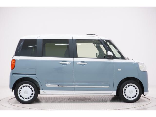 ムーヴキャンバスストライプスＧターボパノラマモニター　７インチナビ　ドライブレコーダー　両側パワースライドドア　シートヒーター　ＵＳＢ入力端子　Ｂｌｕｅｔｏｏｔｈ　オートライト　キーフリー　ティーゼットデオプラス　エコアイドル非装着車（岡山県）の中古車