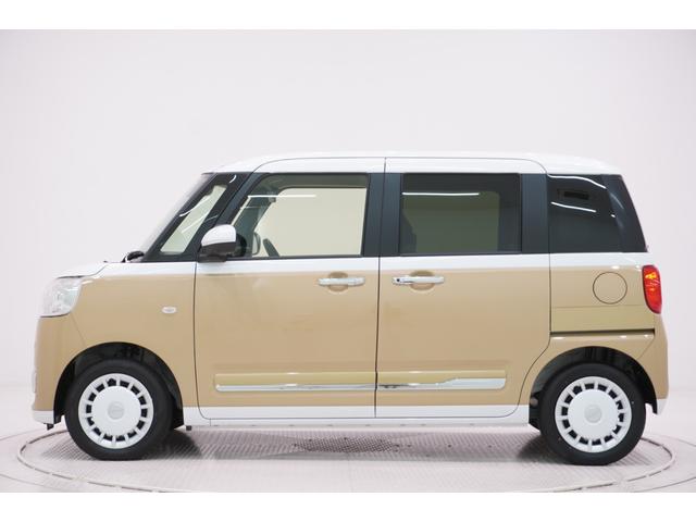 ムーヴキャンバスストライプスＧパノラマモニター　７インチナビ　両側パワースライドドア　シートヒーター　ＵＳＢ入力端子　Ｂｌｕｅｔｏｏｔｈ　ホッとカップホルダー　オートライト　キーフリー　アイドリングストップ　ティーゼットデオプラス（岡山県）の中古車