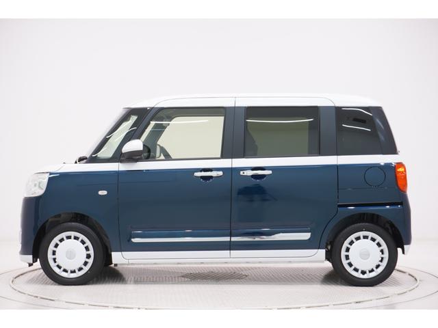 ムーヴキャンバスストライプスＧバックモニター　７インチナビ　両側パワースライドドア　シートヒーター　ＵＳＢ入力端子　Ｂｌｕｅｔｏｏｔｈ　ホッとカップホルダー　オートライト　キーフリー　アイドリングストップ　ティーゼットデオプラス（岡山県）の中古車