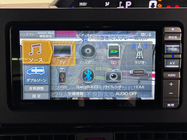 タントカスタムＲＳシートヒーター　両側パワースライドドア　オートライト　キーフリー　アイドリングストップ　パノラマモニター　ナビ　ドライブレコーダー　ＵＳＢ入力端子　Ｂｌｕｅｔｏｏｔｈ　ティーゼットデオプラス（岡山県）の中古車