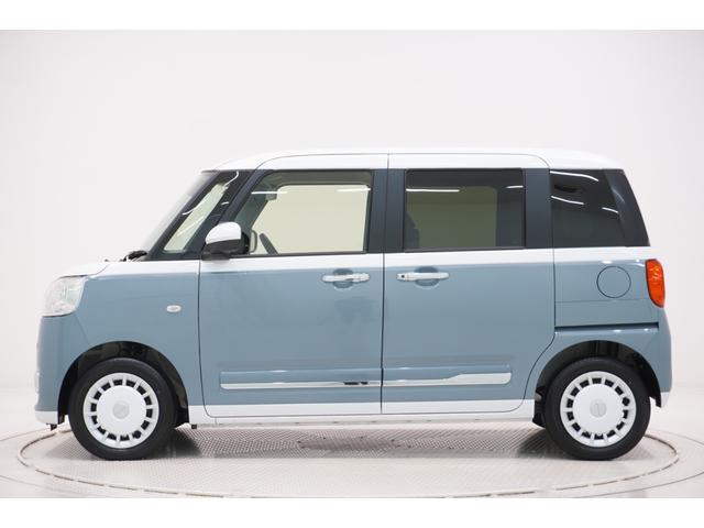 ムーヴキャンバスストライプスG両側パワースライドドア シートヒーター USB入力端子 ホッとカップホルダー オートライト キーフリー アイドリングストップ 衝突被害軽減システム レーンアシスト オートマチックハイビーム(岡山県)の中古車