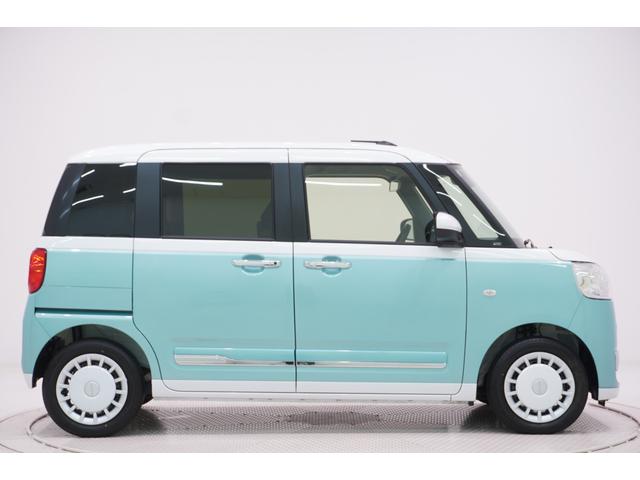 ムーヴキャンバス 中古車 ストライプスＧバックモニター　７インチナビ　ドライブレコーダー　両側パワースライドドア　シートヒーター　ＵＳＢ入力端子　Ｂｌｕｅｔｏｏｔｈ　オートライト　キーフリー　アイドリングストップ　ティーゼットデオプラス