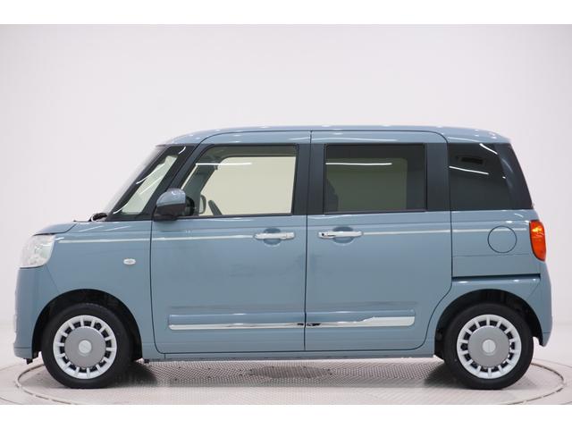 ムーヴキャンバス 中古車 セオリーＧパノラマモニター　７インチナビ　ドライブレコーダー　両側パワースライドドア　シートヒーター　ＵＳＢ入力端子　Ｂｌｕｅｔｏｏｔｈ　オートライト　キーフリー　アイドリングストップ　ティーゼットデオプラス