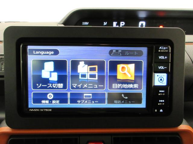 タントファンクロスターボパノラマモニター 7インチナビ 両側パワースライドドア シートヒーター USB入力端子 Bluetooth オートライト キーフリー アイドリングストップ ティーゼットデオプラス(岡山県)の中古車