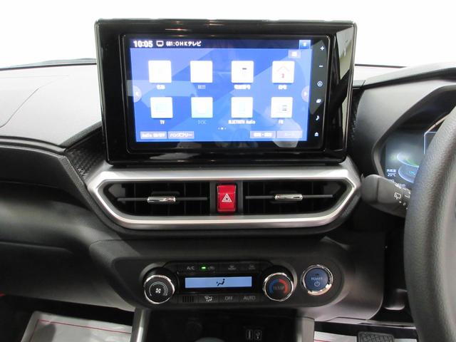 ロッキーX HEVパノラマモニター 9インチナビ ドライブレコーダー USB入力端子 Bluetooth オートライト キーフリー 衝突被害軽減システム レーンアシスト オートマチックハイビーム ティーゼットデオプラス(岡山県)の中古車